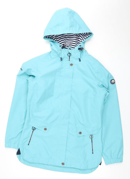 Unisex Adults UK Size XS Trespass Blue Rain Coat