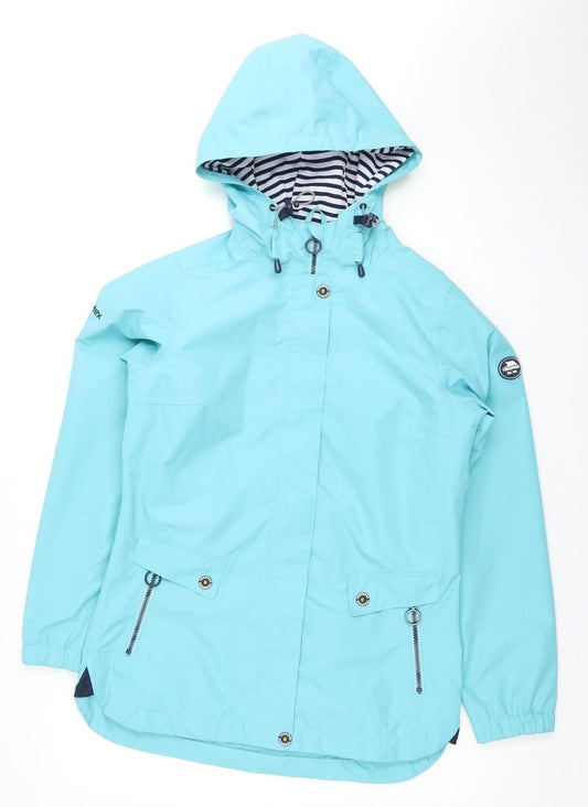 Unisex Adults UK Size XS Trespass Blue Rain Coat