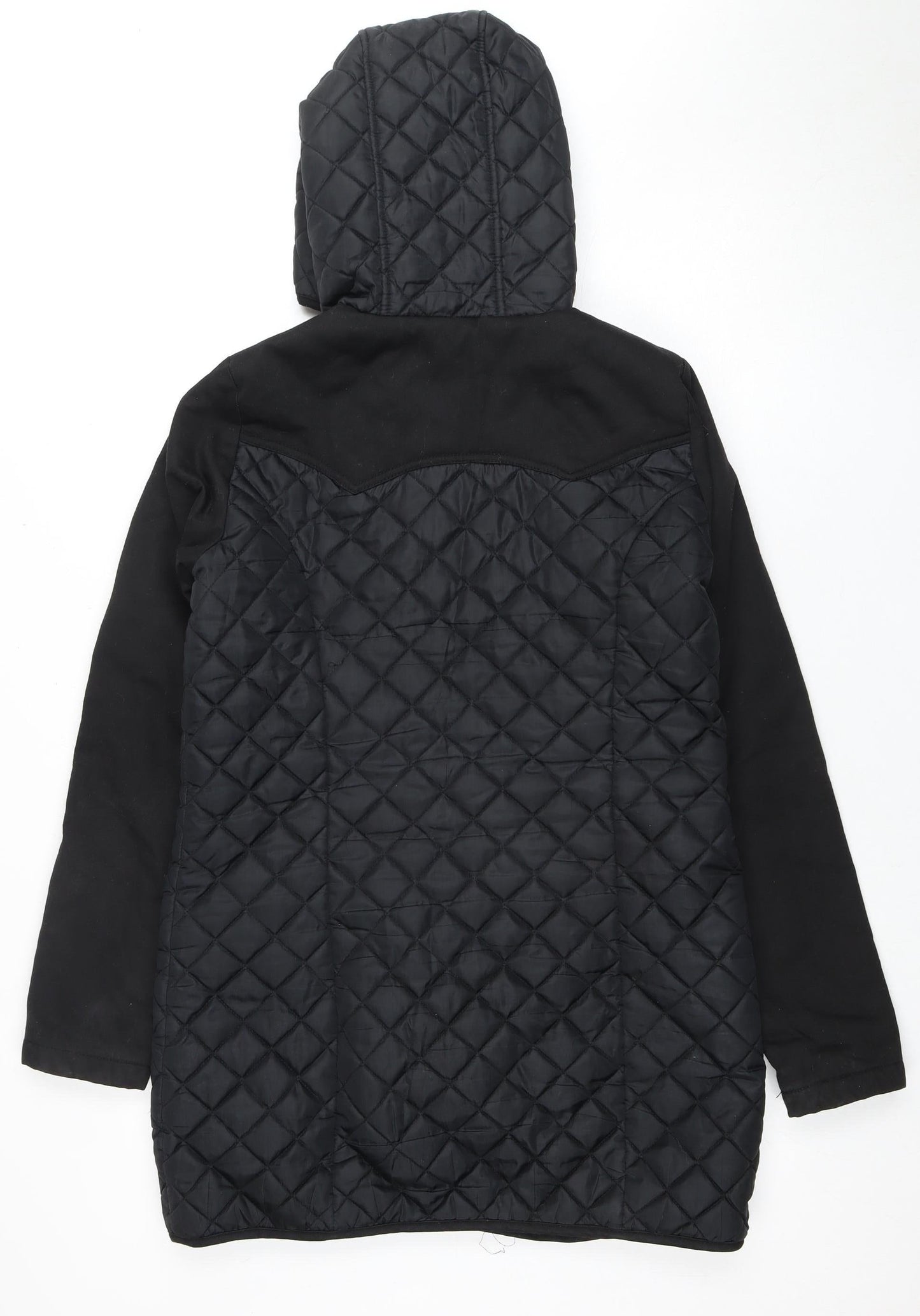 Womens UK Size S VERO MODA Black Quilted Coat