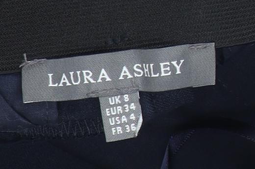 Womens UK Size 8 Laura Ashley   Black Trousers