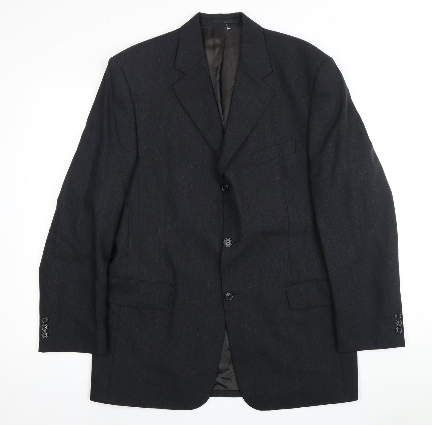 Mens UK Size 40 Pierre Cardin Regular Black Suit Jacket