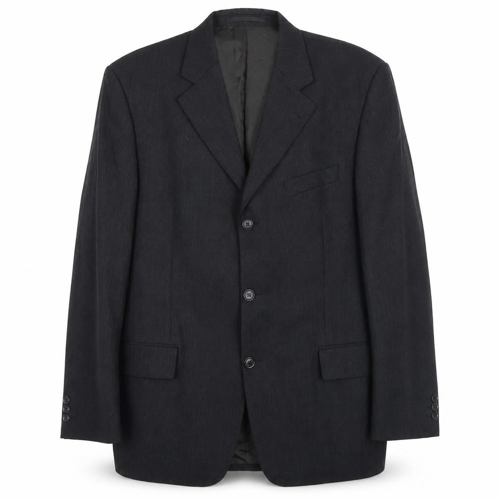 Mens UK Size 40 Pierre Cardin Regular Black Suit Jacket