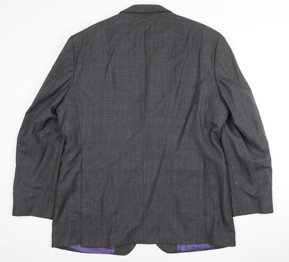 Austin Reed Men's Grey Blazer 46 Single-Breasted Formal