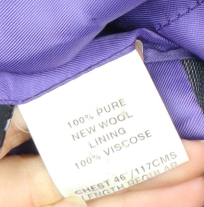 Austin Reed Men's Grey Blazer 46 Single-Breasted Formal