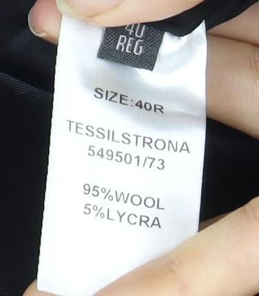 Austin Reed Men's Black Blazer 40 Regular Jacket