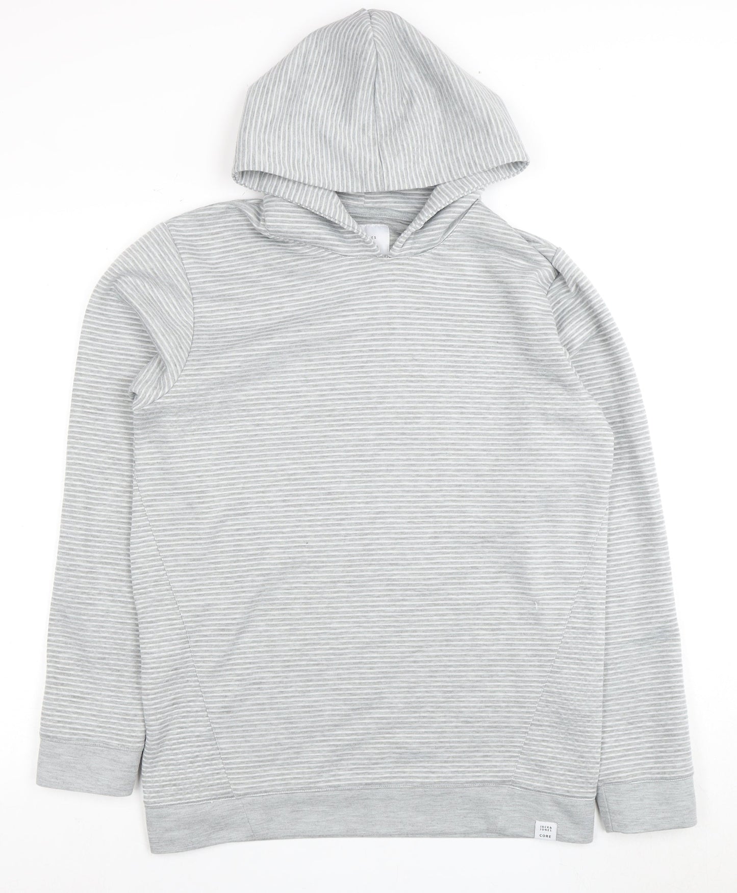 Mens UK Size M JACK & JONES Grey Pullover Hoodie