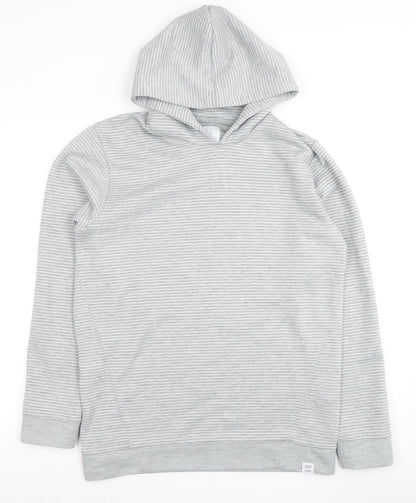 Mens UK Size M JACK & JONES Grey Pullover Hoodie