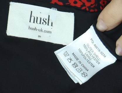 Hush Women's Red Floral Knee Length Pencil Skirt