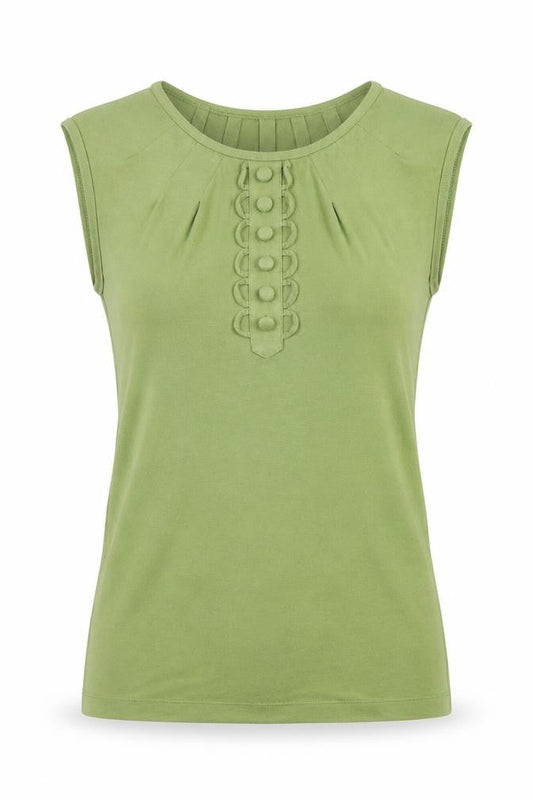 Womens UK Size M Banana Republic Green Basic Blouse