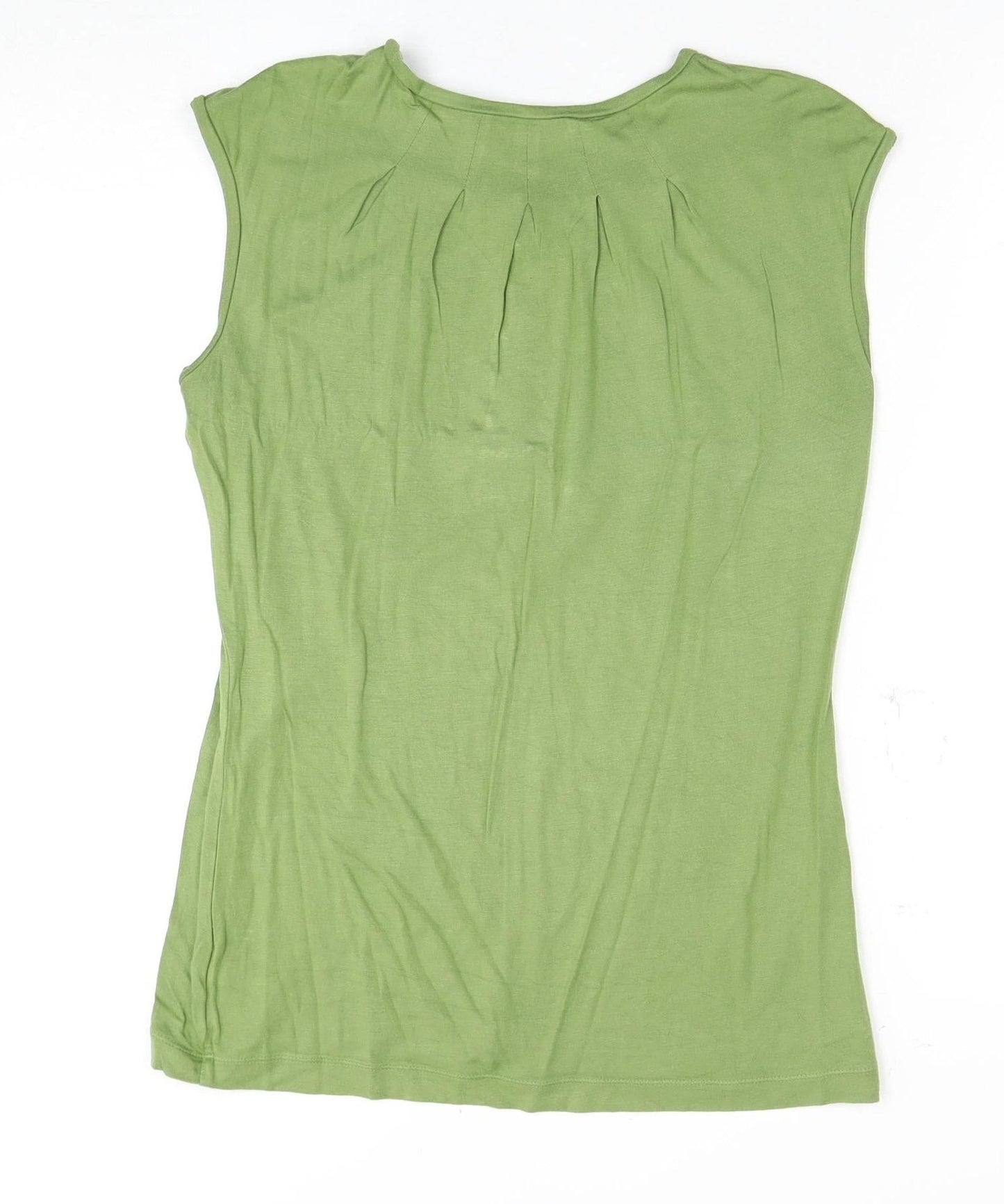Banana Republic Women's Green Sleeveless Top M