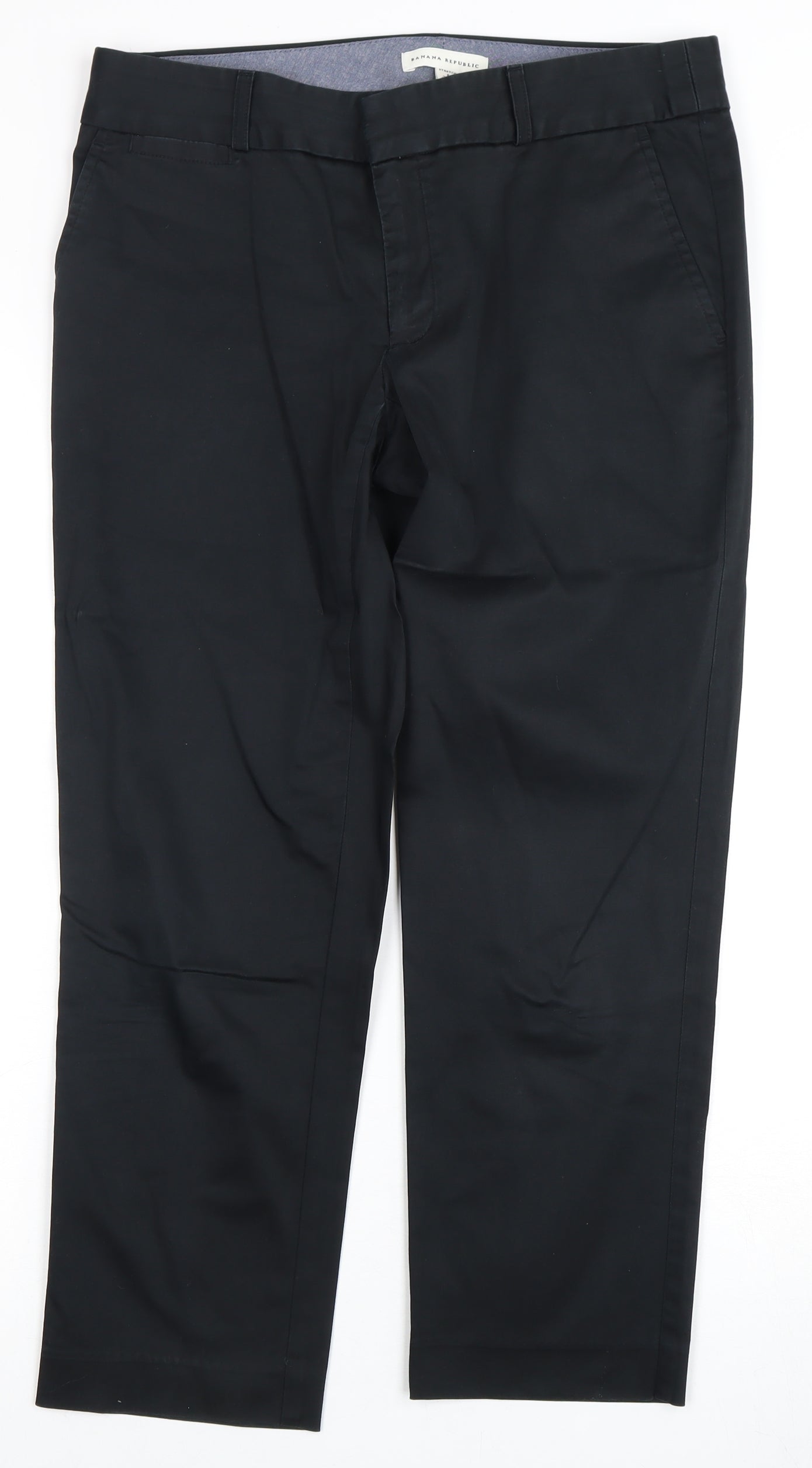 Banana Republic Women Black Stretch Trousers Size 6