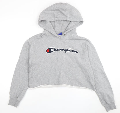 Champion Women's Grey Pullover Hoodie - Size S