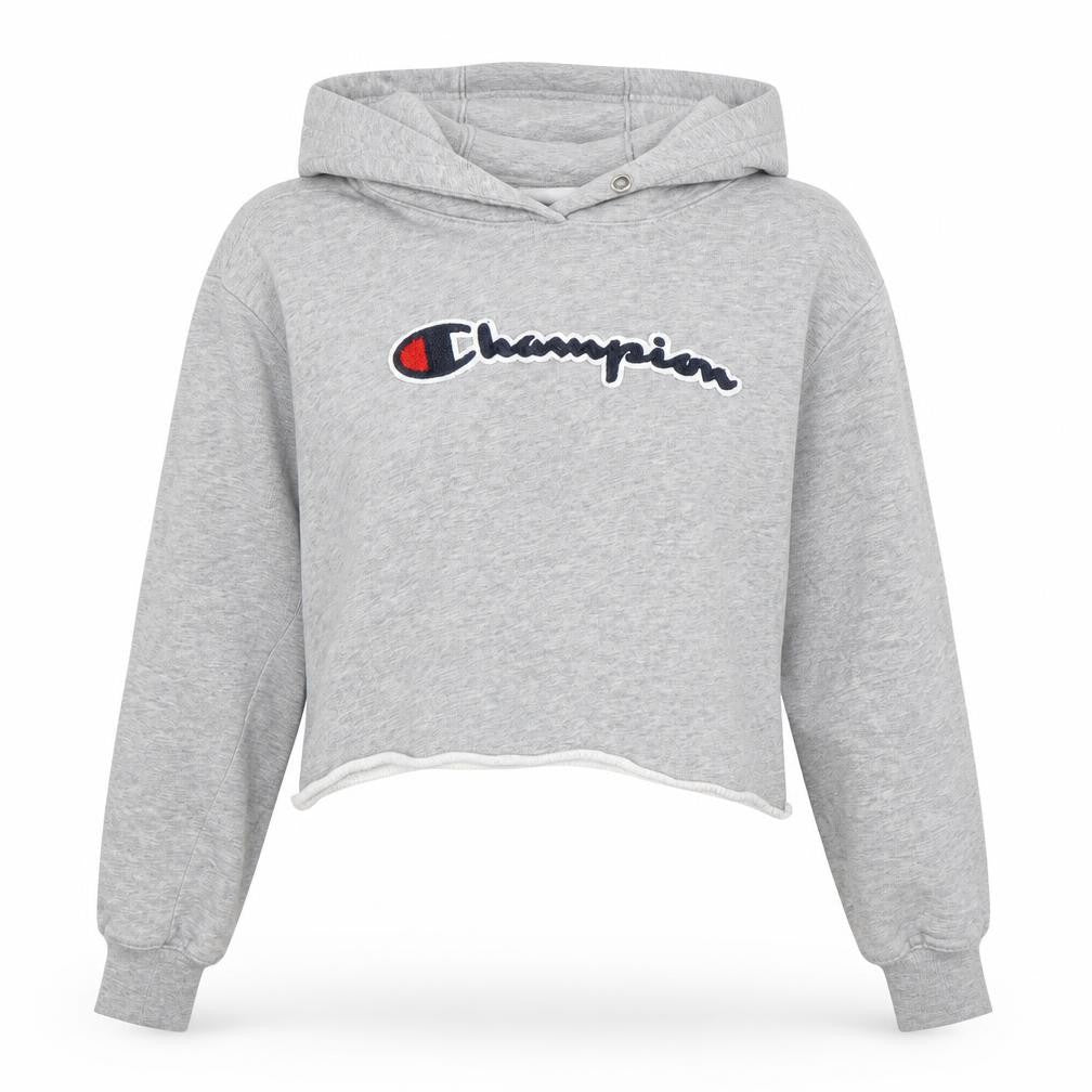 Womens UK Size S Champion Grey Pullover Hoodie