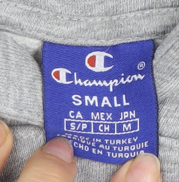 Champion Women's Grey Pullover Hoodie - Size S