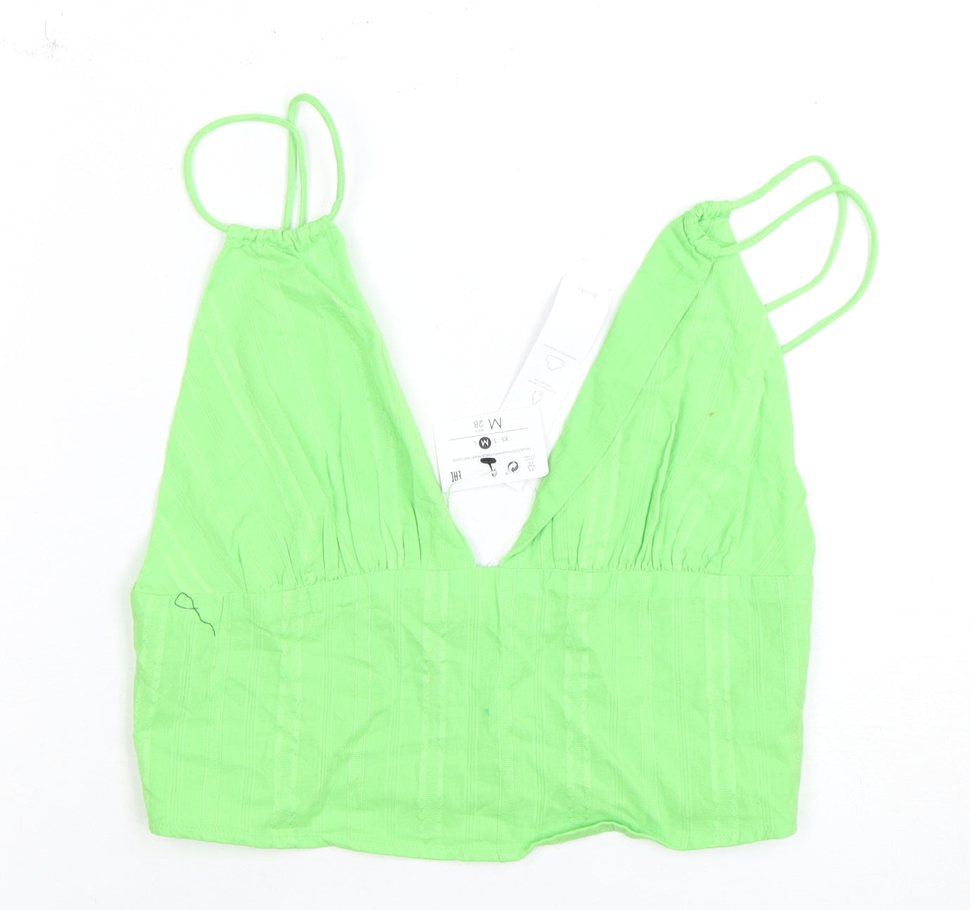 Bershka Green Camisole Blouse Size 8 for Women