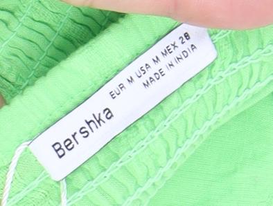 Bershka Green Camisole Blouse Size 8 for Women