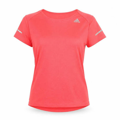 Womens UK Size XS adidas Pink Running & Jogging Gym & Training T-Shirt