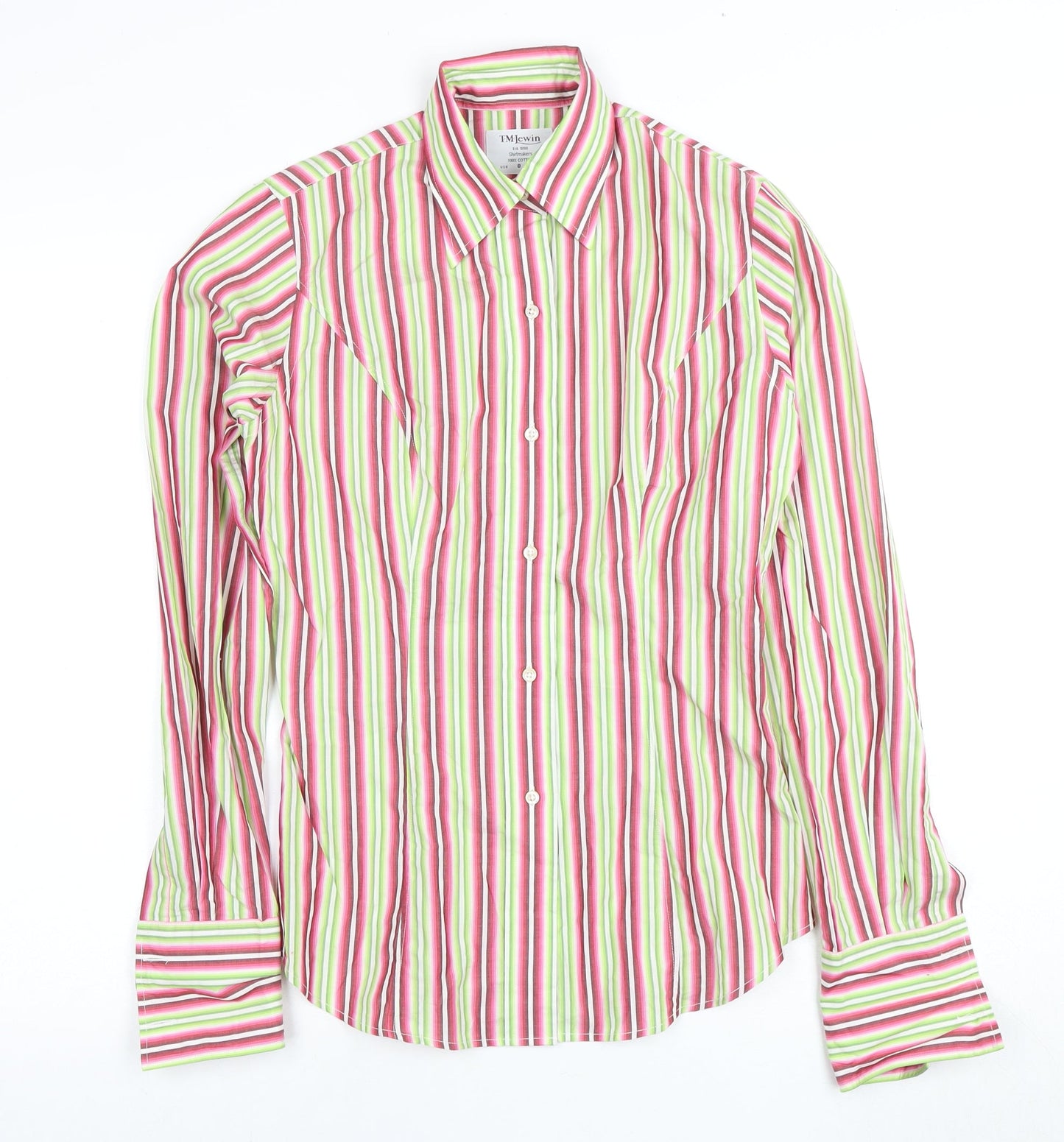 Womens UK Size 8 TM Lewin Multicoloured  Button-Up