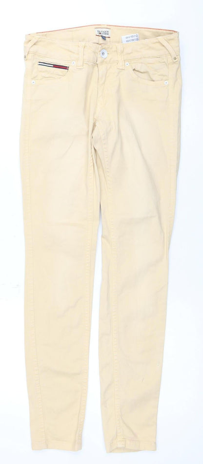 Womens UK Size 26/30 Tommy Hilfiger  Straight Beige Jeans