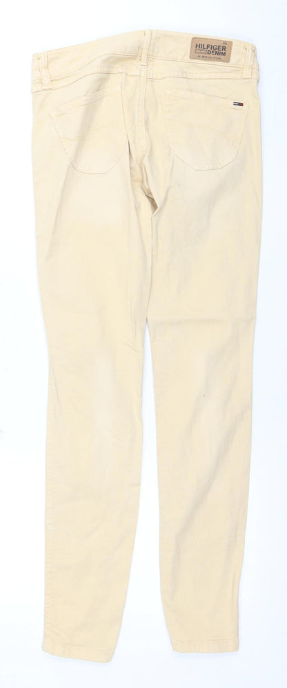 Womens UK Size 26/30 Tommy Hilfiger  Straight Beige Jeans