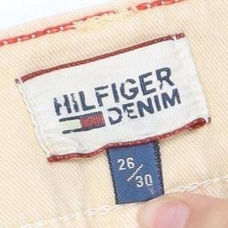 Womens UK Size 26/30 Tommy Hilfiger  Straight Beige Jeans