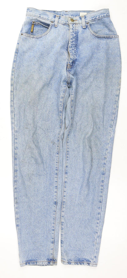 SiminT Women's Blue Mom Jeans, Size M, Vintage Denim