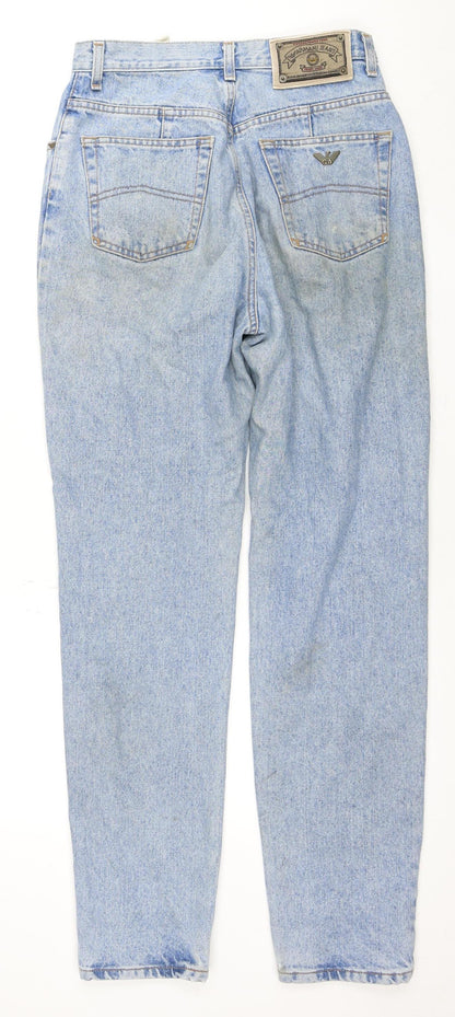 SiminT Women's Blue Mom Jeans, Size M, Vintage Denim