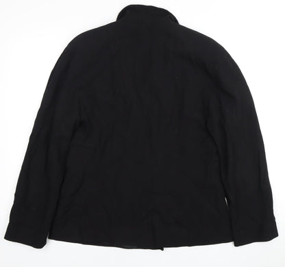 Womens UK Size 14 Laura Ashley Regular Black Blazer