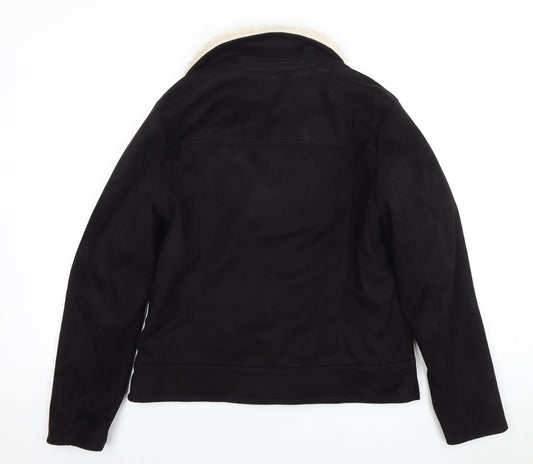 Jacqueline de Yong Black Women's Motorcycle Jacket, L