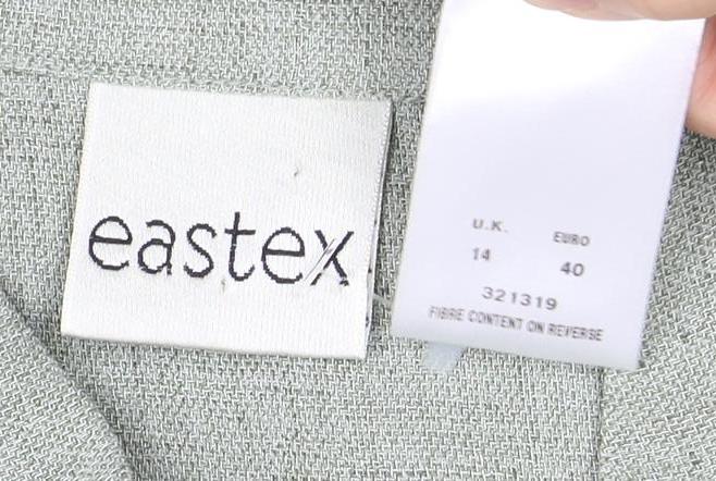 Eastex Women’s Green Suit Jacket, Size 14, Classic Style