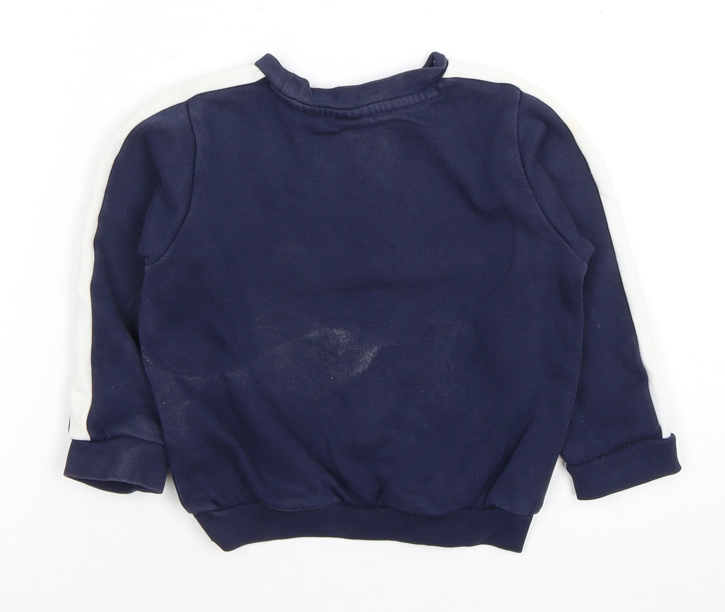 Puma Boys Blue Sweatshirt 2-3 Years Cotton Elastane