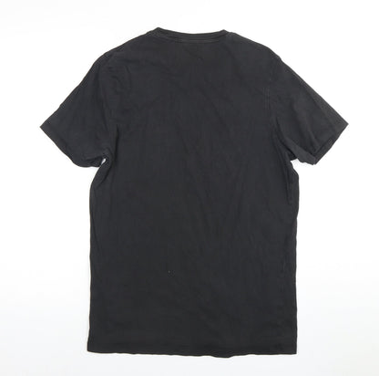 Mens UK Size M JACK & JONES Black  T-Shirt