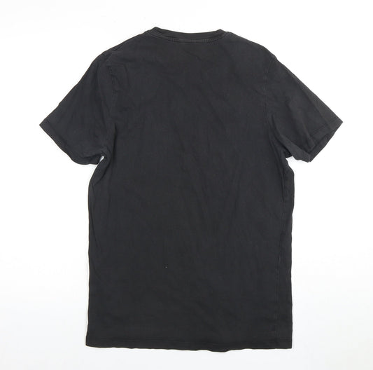 Mens UK Size M JACK & JONES Black  T-Shirt