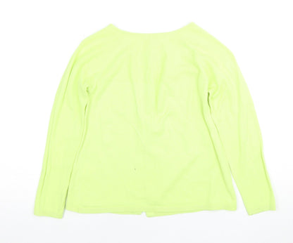 Joules Girls Green Cardigan 10 Years Acrylic Cotton
