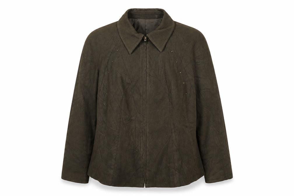 Jacques Vert Women's Brown Zip Jacket, Size 16