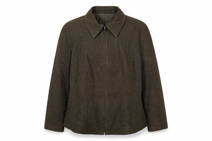 Jacques Vert Women's Brown Zip Jacket, Size 16