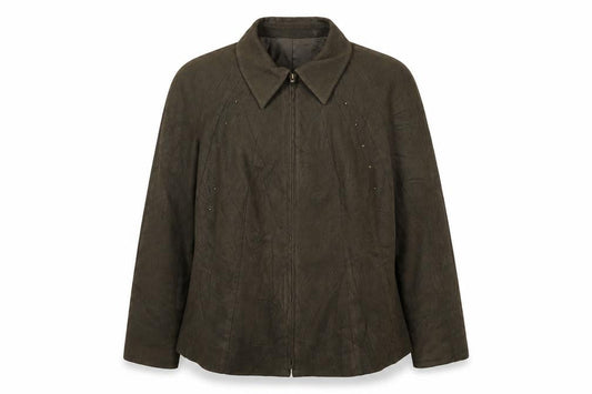 Jacques Vert Women's Brown Zip Jacket, Size 16