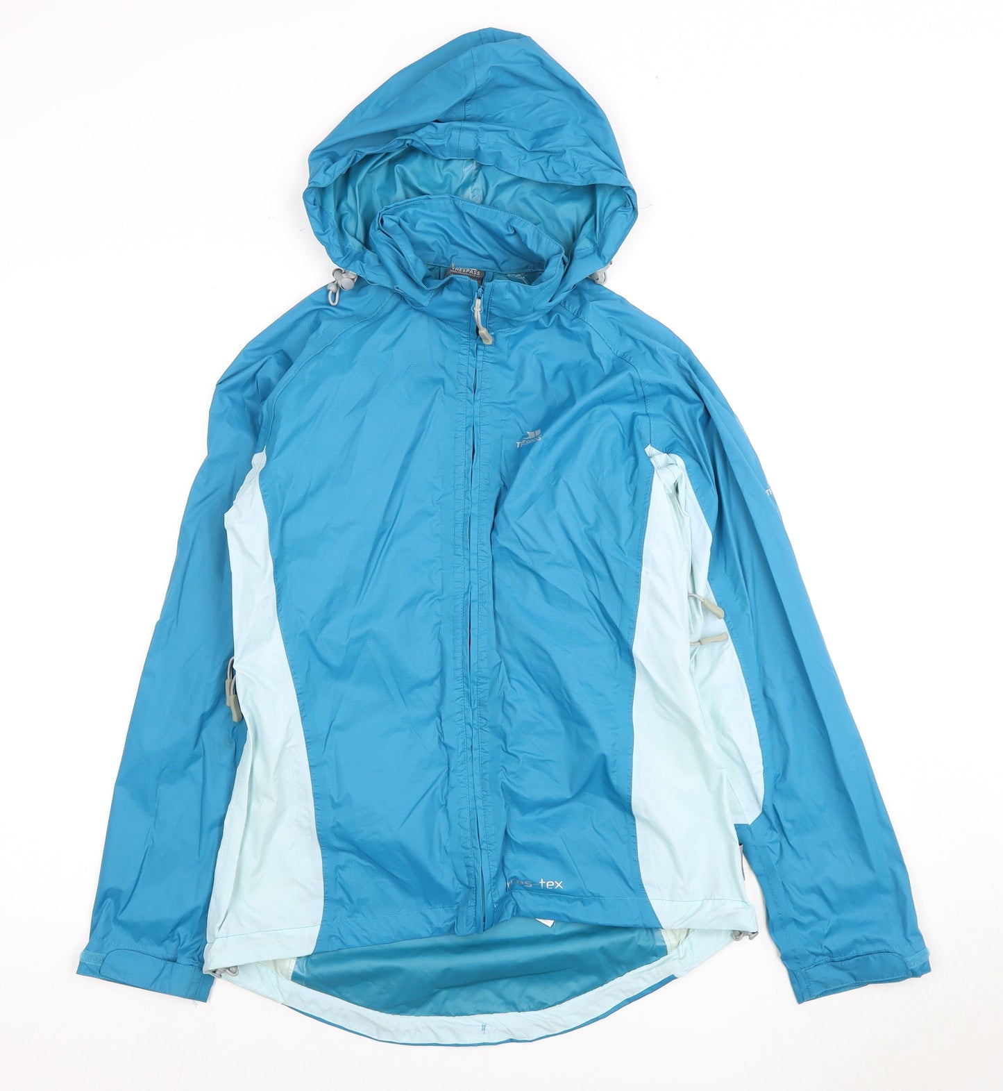 Womens UK Size M Trespass Blue Rain Coat
