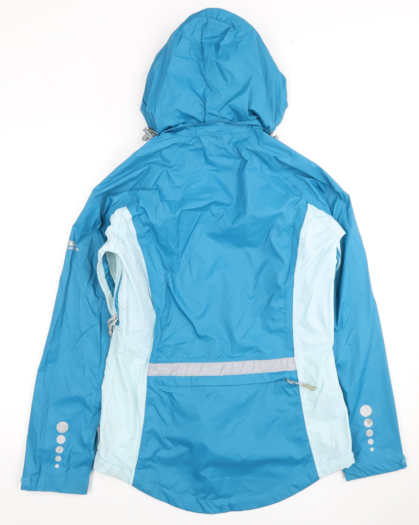 Womens UK Size M Trespass Blue Rain Coat