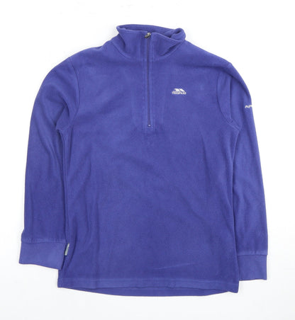 Trespass Boys' Purple Pullover Hoodie 9-10 Years