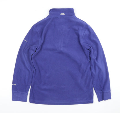Trespass Boys' Purple Pullover Hoodie 9-10 Years