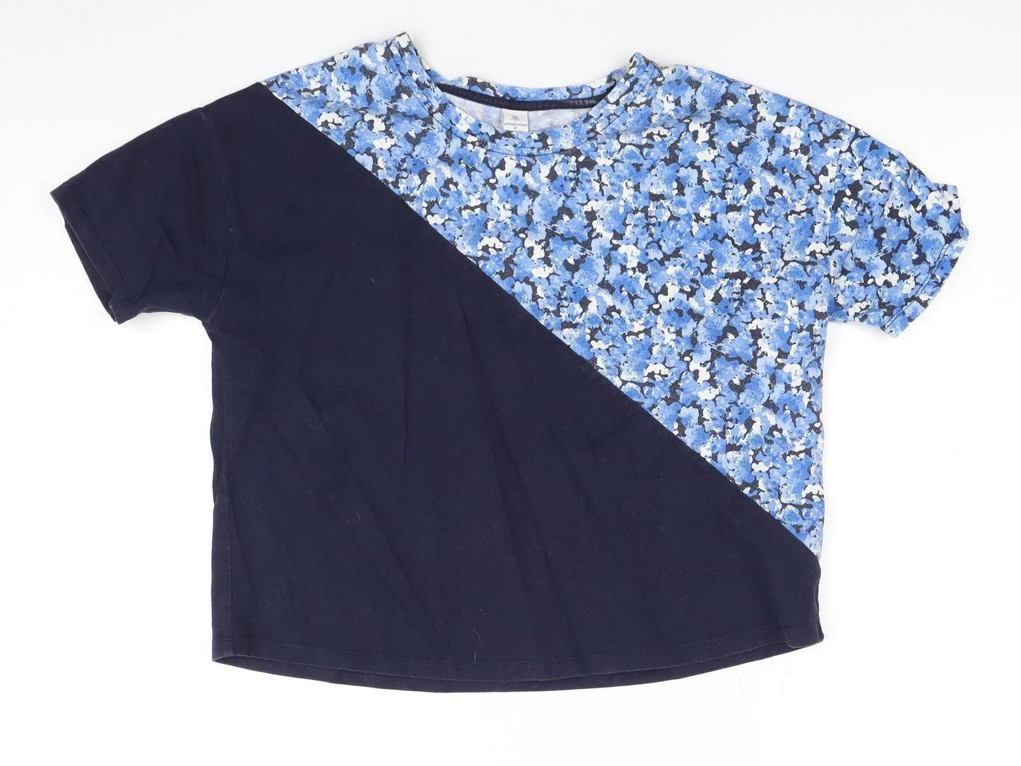 Womens UK Size S Fat Face Blue  T-Shirt