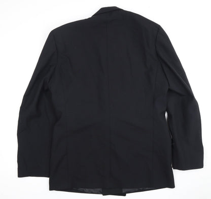 Mens UK Size 40 Pierre Cardin Regular Black Suit Tuxedo
