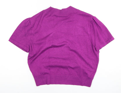 Womens UK Size 12 Laura Ashley Purple Shrug
