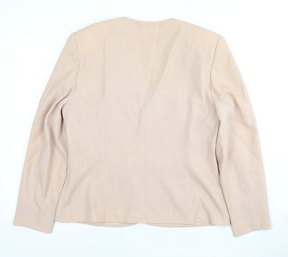 Jacques Vert Women's Beige Blazer, Size 12, Formal Wear
