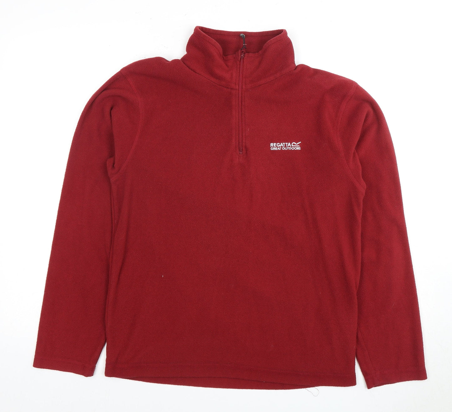 Mens UK Size S Regatta Red 1/2 Zip Sweatshirt