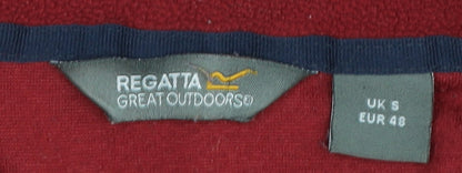Mens UK Size S Regatta Red 1/2 Zip Sweatshirt