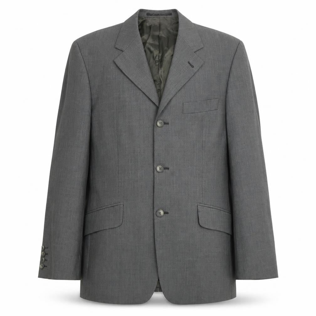 Mens UK Size 38 Jeff Banks Regular Grey Suit Jacket