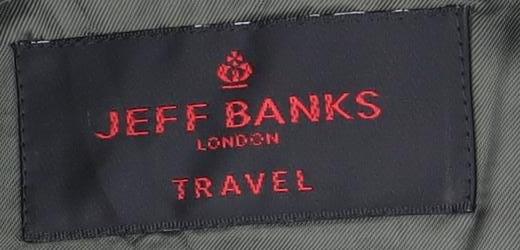 Mens UK Size 38 Jeff Banks Regular Grey Suit Jacket
