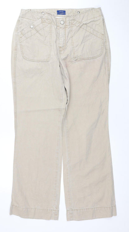 Dockers Women's Beige Chino Trousers Size 8